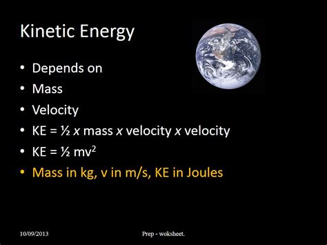 iGCSE Physics: Kinetic Energy