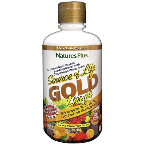 Nature S Plus Source Of Life Gold Multi Vitamin Liquid 30 Fl Oz 887 10ml