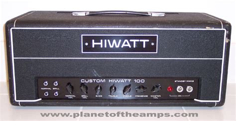 Hiwatt Tube Amplification Hiwatt Dr103