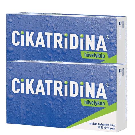 CIKATRIDINA HÜVELYKÚP 2x20 csomag - PATIKATT - Patika egy kattintásra