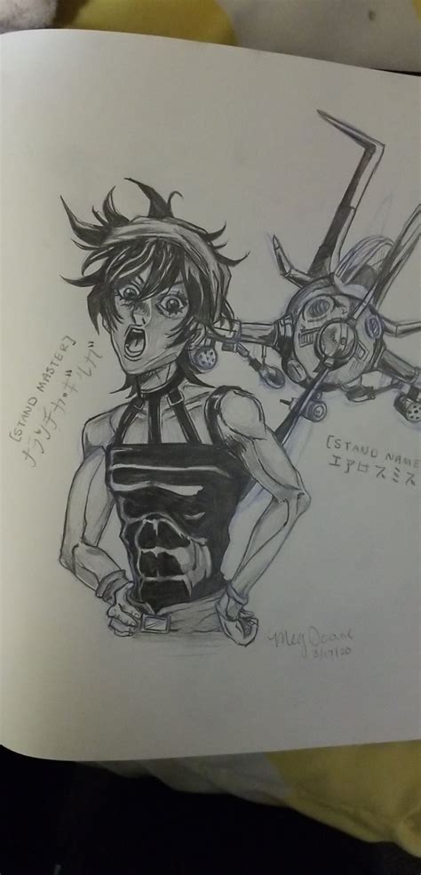 [Fanart] Narancia Ghirga and Aerosmith : r/StardustCrusaders