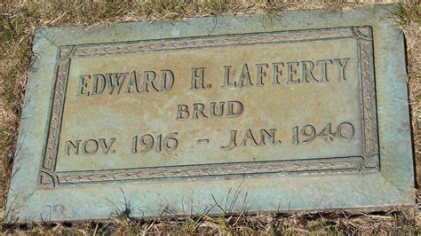 Edward H Brud Lafferty 1916 1940 Find A Grave Memorial