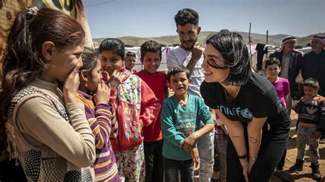 British Singer Dua Lipa Visits Syrian And Palestinian Refugees In Lebanon