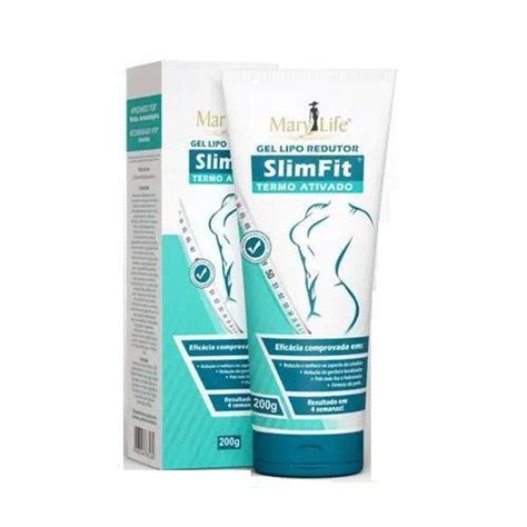 Kit 3 Gel Lipo Redutor Slim Fit Termo Ativado Mary Life 200G Redutor