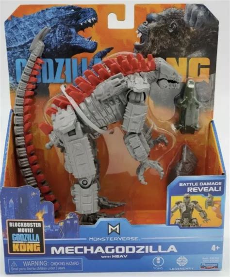 PLAYMATES MONSTERVERSE GODZILLA Vs Kong 6 Mechagodzilla Figur EUR 33