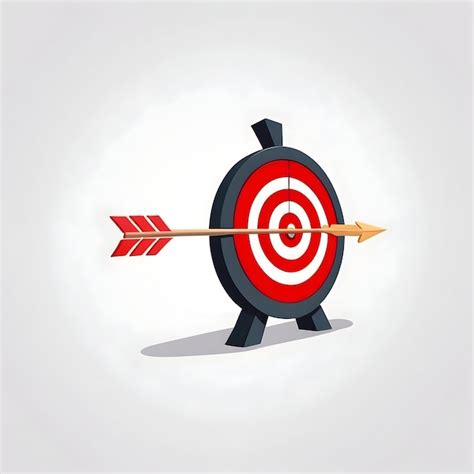 Premium Photo Bullseye Icon Target Goal Success Aim Direct Hit