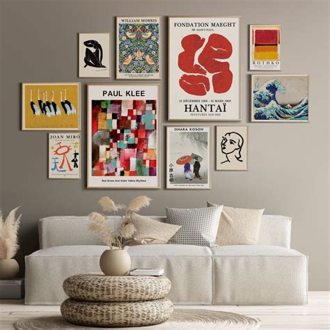 Aesthetic Poster Set, Gallery Wall Set, Aesthetic Room Decor, Set of 10 ...