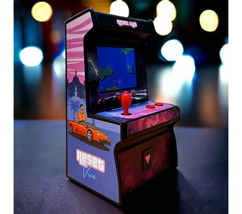 Mini Borne Arcade Retro 200 Jeux Originaux Intégrés Console De Jeu