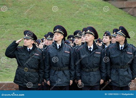 Police Cadets Of The Moscow Law University Of The Ministry Of Internal