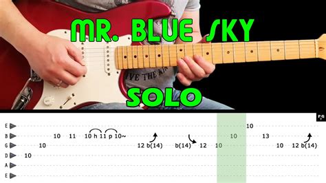 MR BLUE SKY - Guitar lesson - Guitar solo - E.L.O. - fast & slow Chords - Chordify