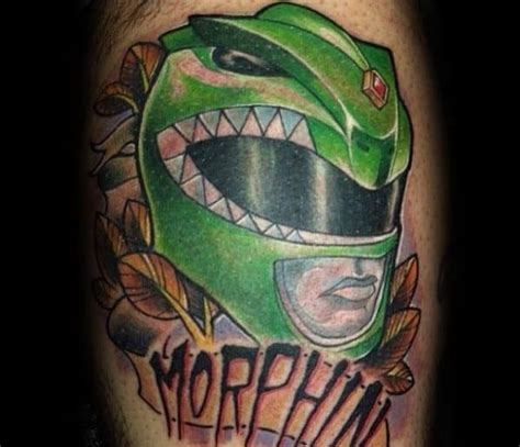 Power Rangers Tattoo Designs For Men Superpower Ink Ideas