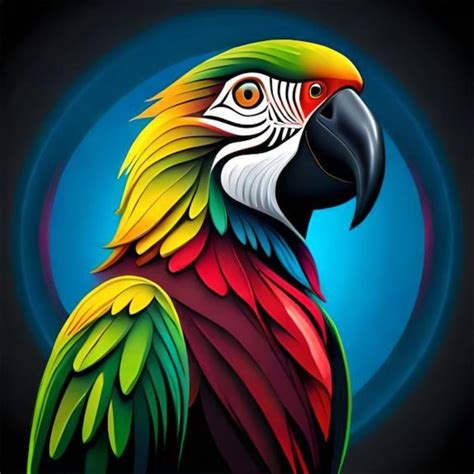 Premium AI Image | Parrot Colorful Parrot AI Generated