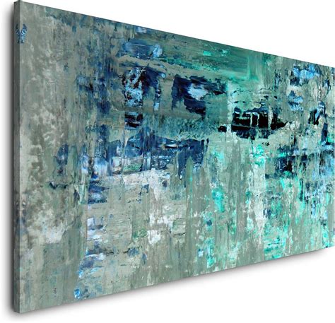 Paul Sinus Art Abstracte Kunst 120 X 60 Cm Panorama Canvas Foto XXL