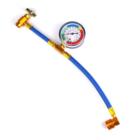 Freon Recharge Hose With Gauge