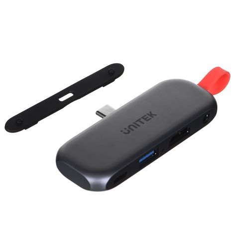 Unitek Hub Usb C Mobile Hdmi 4k 35mm Pd 100w D1070a žema Kaina Varlelt