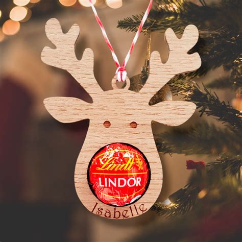 Weihnachten Rentier Lindt Schokoladenhalter Dekorationen