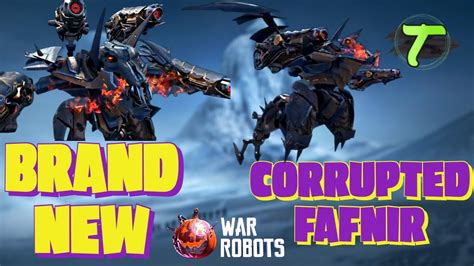 WR War Robots New Corrupted Fafnir Skadi Living Legend Best Setup