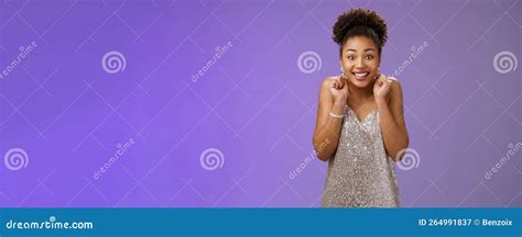 Excited Good Looking Happy Lucky African American Woman Winning Money