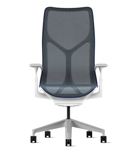 Cosm High Back White And Nightfall Office Chair Herman Miller