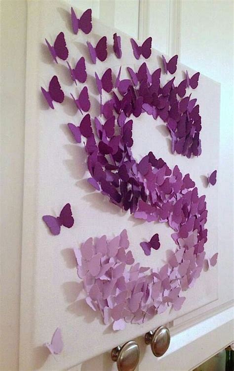 Crea En Un 2x3 Lindas Mariposas De Papel Para Decorar Paredes