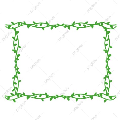 Fresh Leaf Png Picture Simple Small Fresh Green Leaf Frame Frame