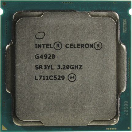 Процессор Intel Celeron G4920 3 2GHz s1151v2 OEM купить с доставкой по