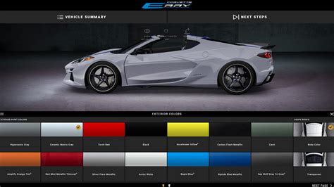 Build Your Dream E Ray With The 2024 Corvette E Ray Visualizer