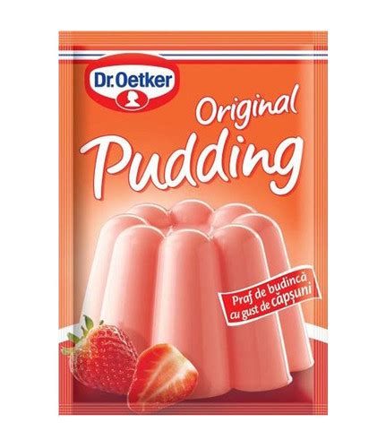 Buy Dr Oetker Strawberry Pudding 40g Online Foodsklep