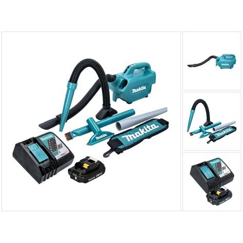 Makita Makita DCL 184 RA1 Aspirateur Sans Fil 18 V 54 Mbar 0 5 L