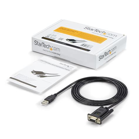 Startech C Ble Adaptateur Dce Usb Vers S Rie Rs Db Null Modem