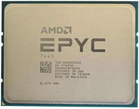 EPYC 7443 24C 200W SP3 (100-000000340)