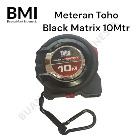 Jual Meteran Toho Black Matrix Mtr Alat Ukur Pengukur Plat Pc