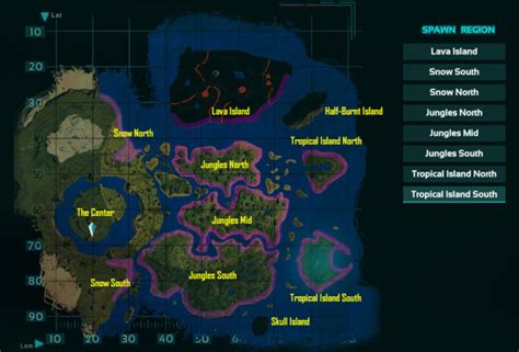 Ark The Centre Map Guide