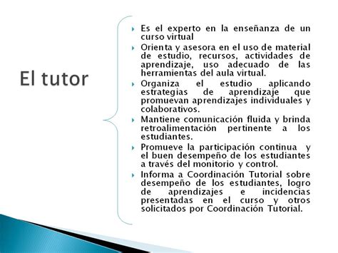 Sala Del Tutor Virtual Estrategias De Tutorizaci N En Cursos Virtuales