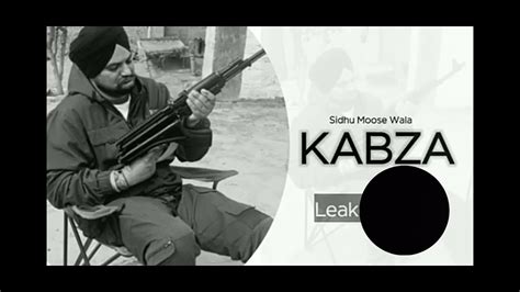 Sidhu Moose Wala Song Kabza YouTube