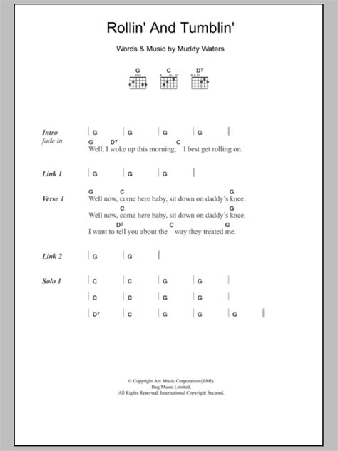 Rollin And Tumblin By Cream Guitar Chords Lyrics Guitar Instructor