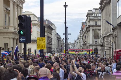 Pride In London Gay Parade Editorial Stock Photo Image Of England