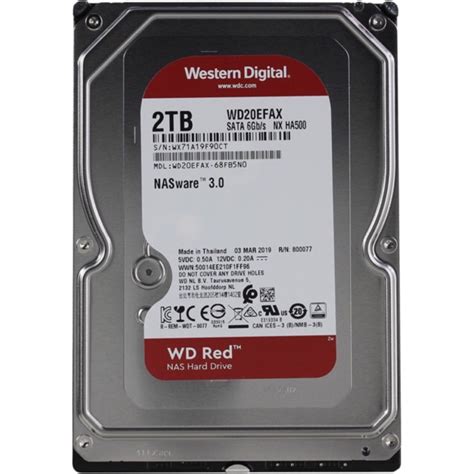 2 TB HDD WD RED 5400RPM SATA3 ( WD20EFRX ) | Shopee Thailand