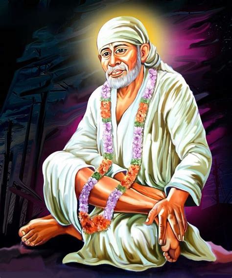 Sai Baba God Shirdi Wale Baba Bhagwan Sai Poster Animated Sai Hd