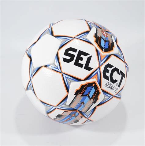 Футбольный мяч Select Brillant Super TB, 5 размер, оранжевый, синий ...