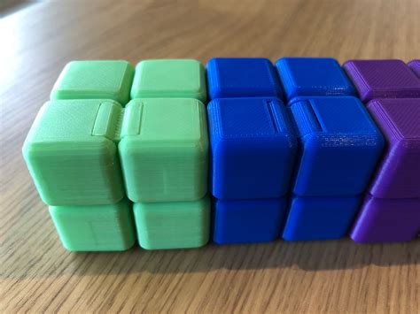 3d Printed Fidget Cube Infinity Cube Sensory Toy Etsy