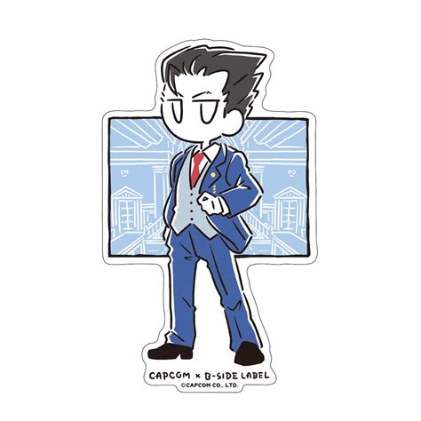 Capcom X B Side Label Ace Attorney Sticker Collection Vol Capcom