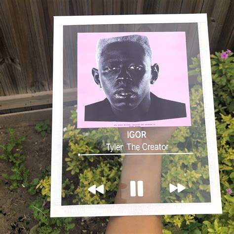 Igor Album Cover By Tyler The Creator Glass Plaque Etsy