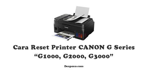 Cara Reset Printer Canon G1000 G2000 G3000 Error Support Code 5B00