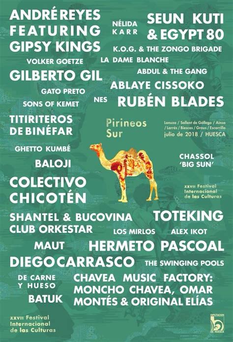 Festival Pirineos Sur Cartel Entradas Y Horarios