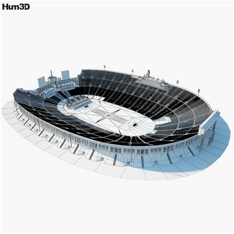 Los Angeles Memorial Coliseum 3d Model Architecture On Hum3d