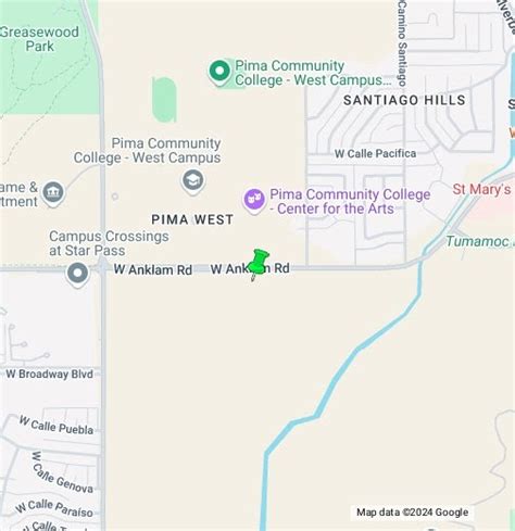 Pima Community College West Campus Map