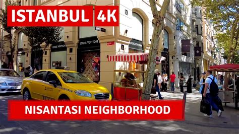 Nisantasi Istanbul October Walking Tour K Uhd Fps Youtube