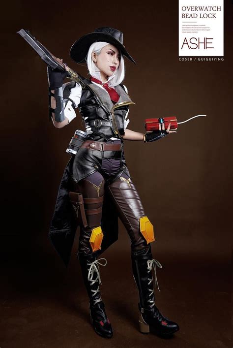 US$ 122.99 - Overwatch Ashe Cosplay Costume - www.cosplaylight.com