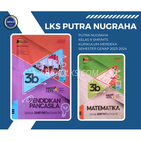 Jual Lks Putra Nugraha Smp Mts Kelas Kurikulum Merdeka Genap